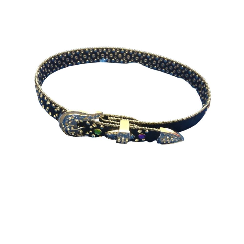 WB Atlas Studded Western Belt 32 Cowgirl Rodeo Festival Coastal Cowgirl‎ Punk